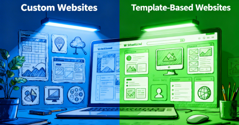 Custom or Template-Based Website