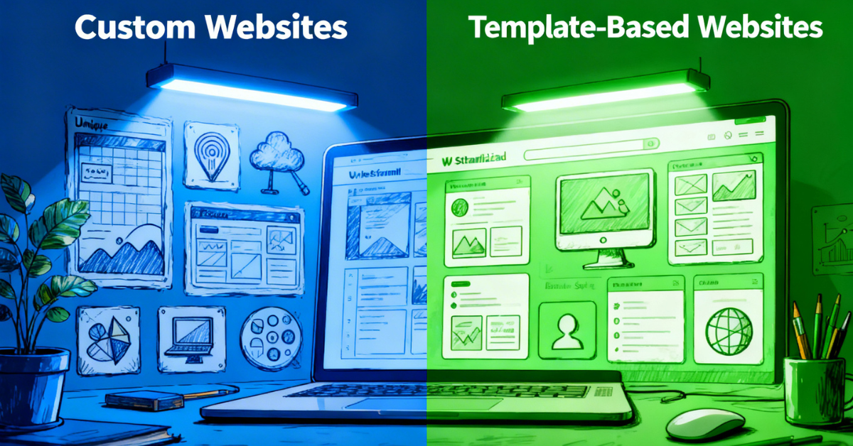 Custom or Template-Based Website