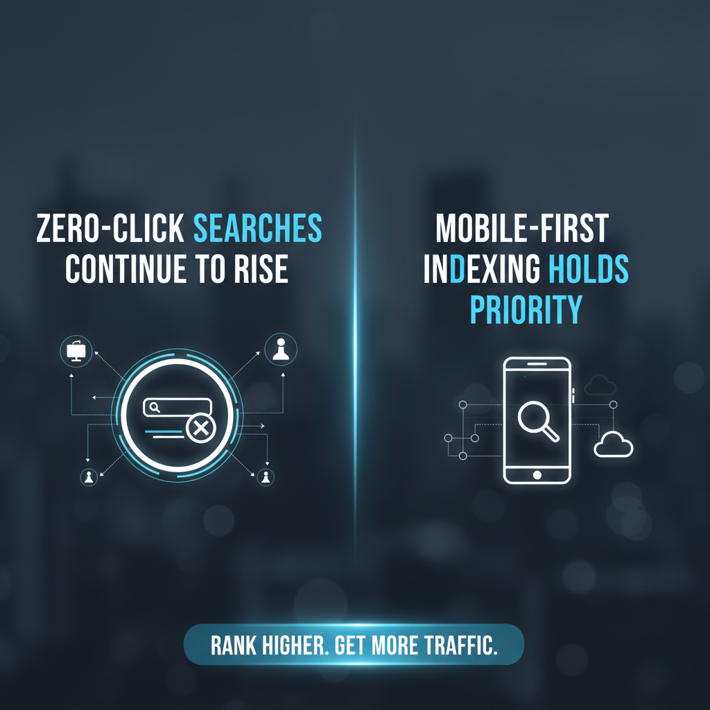 Zero-Click Searches Continue to Rise, Mobile-First Indexing Holds Priority