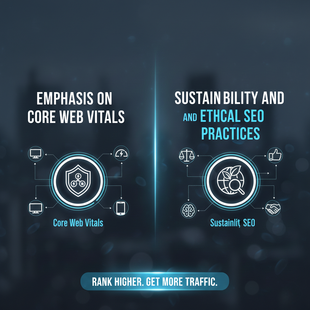 Top 10 SEO Trends, Emphasis on Core Web Vitals, Sustainability and Ethical SEO Practices